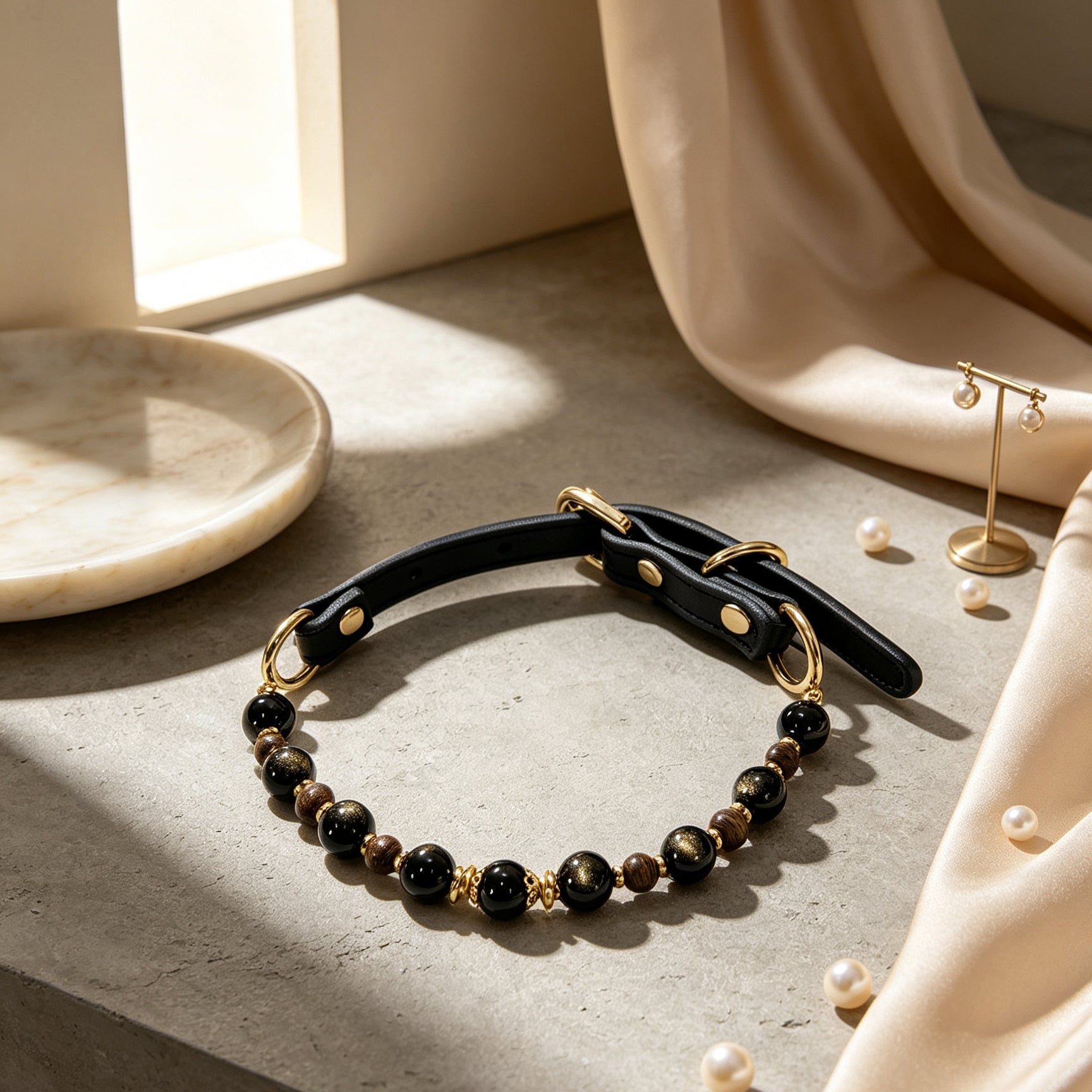Black Obsidian Collar