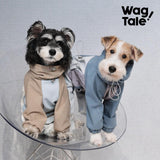Product photo: Hardshell Stormguard — Waterproof Fleece-Lined Dog Rain Suit.