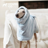 Product photo: Plush Dry-Off — Quick-Dry Dog Bath Robe.