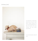 Product photo: Woven Stripe — Yarn-Dyed Martingale Dog Collar.