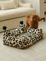 Product photo: Vintage Pattern Hideaway — All-Season Pet Sofa Bed.