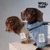 Product photo: Hardshell Stormguard — Waterproof Fleece-Lined Dog Rain Suit.