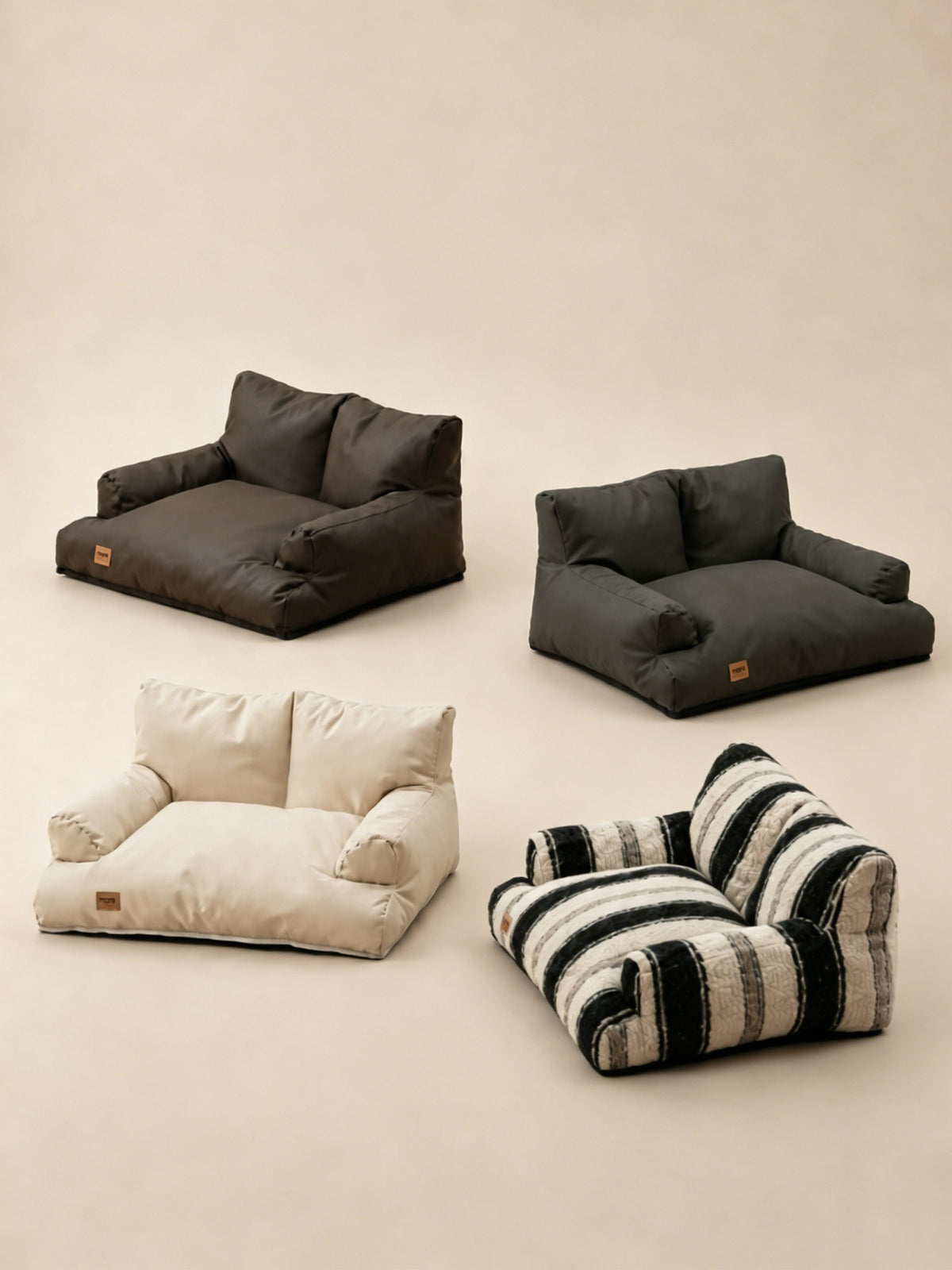 Product photo: Minimalist — Neutral Pet Sofa Bed.