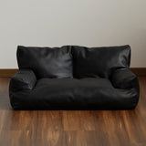 Product photo: Minimalist Shield Sleek — Waterproof Leather Pet Sofa Bed.