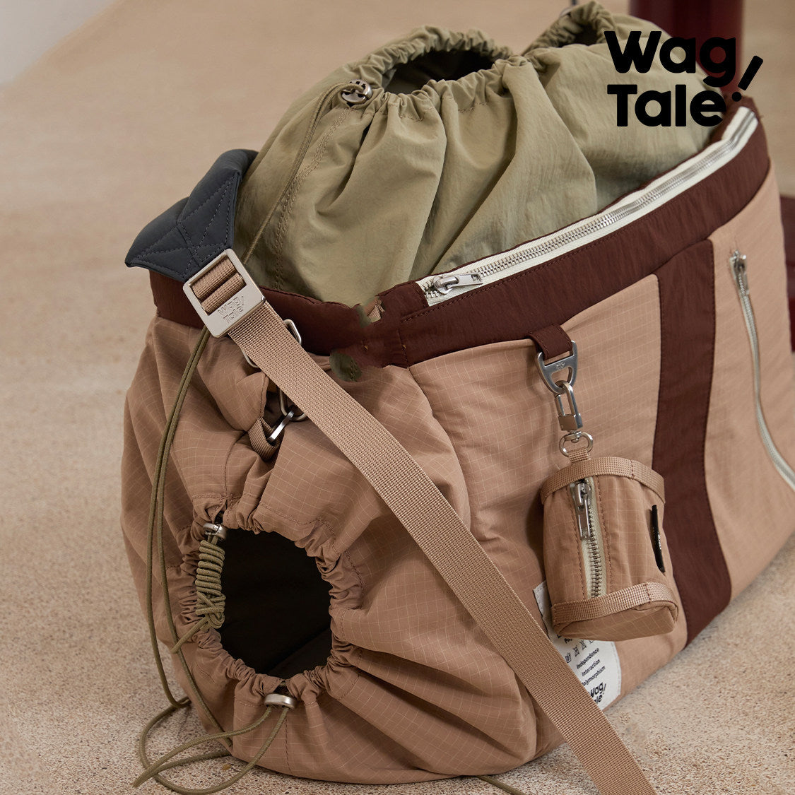 Product photo: Field Companion Carrier — All-Weather Waterproof Pet Carrier Bag.