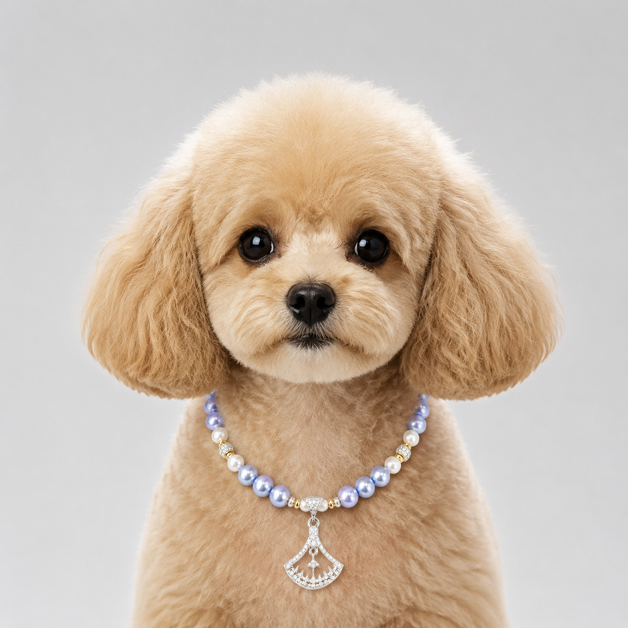 Fan Charm Pet Necklace