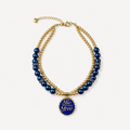 Navy Blue Be Free Pet Necklace