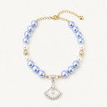 Fan Charm Pet Necklace