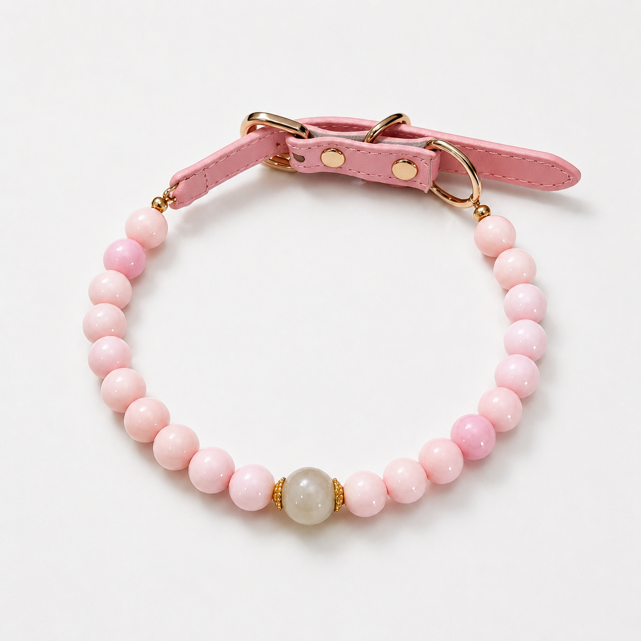 Pink Crystal Collar