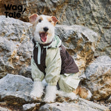 City Jungle 2.0 Waterproof Dog Rain Suit, Camellia Mist color