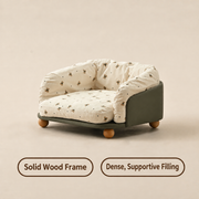 Cotton Comfort Lounge | All-Season Pet Sofa Bed