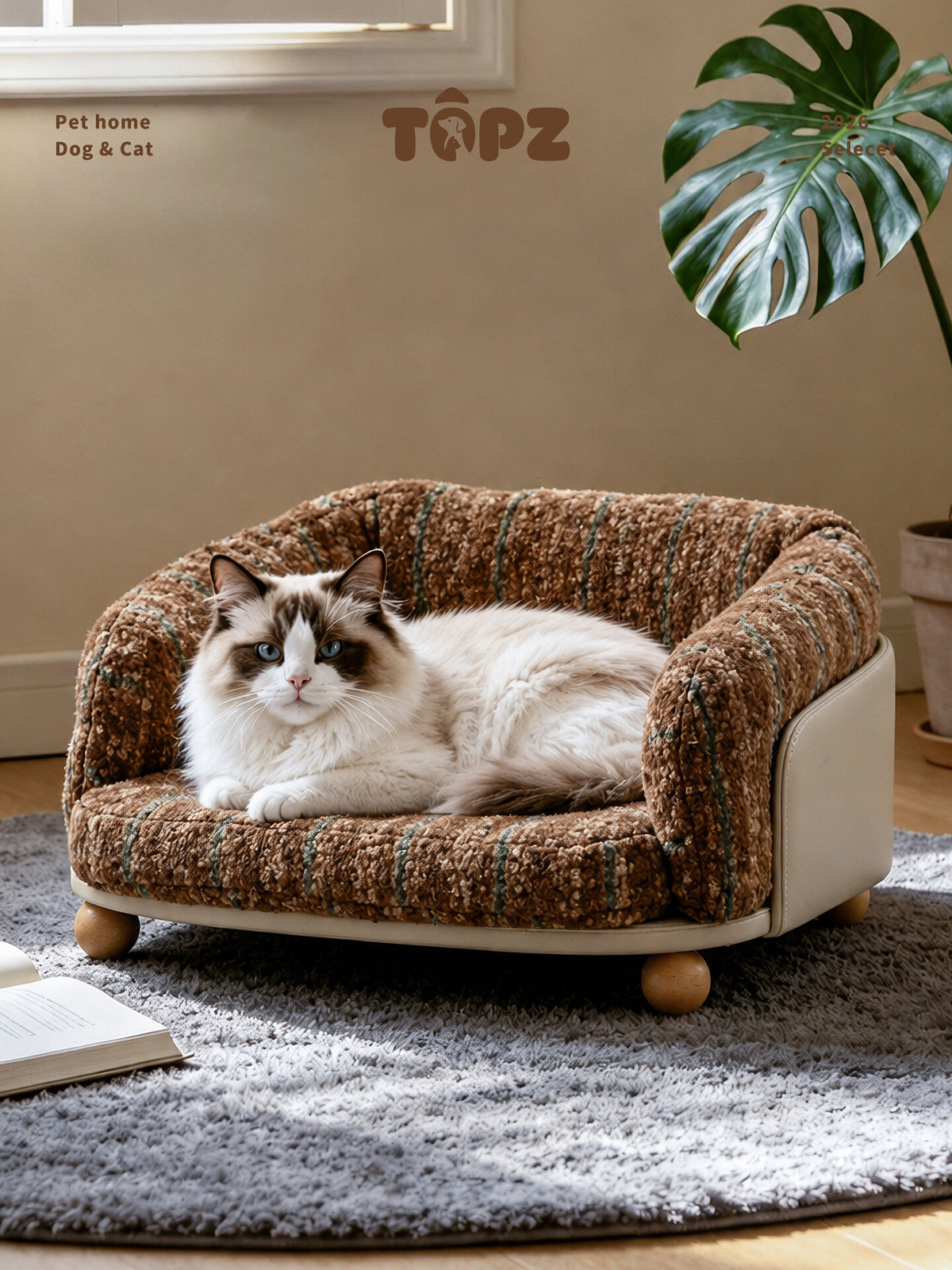 Cotton-Filled Pet Sofa Bed, product photo