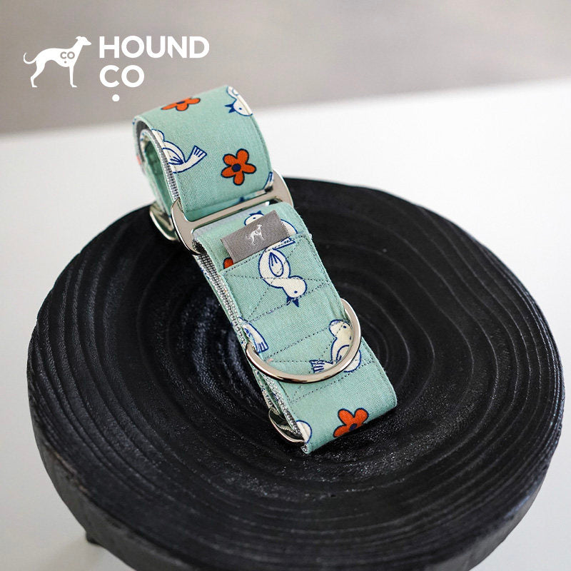 Cuckoo Cotton Martingale Dog Collar dog product view 05