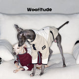 Fleece-Panel Two-Leg Dog Sweatshirt, product photo
