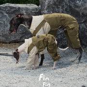 Nut Earthtone | Adjustable Utility Dog Overalls