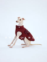 Product photo: Contrast Trek — Warm Padded Dog Vest.