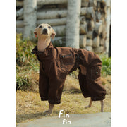 Pebble Path | Contrast-Stitch Utility Dog Suit
