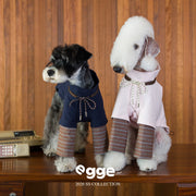 Varsity Duo | Color-Block Dog Sweatshirt