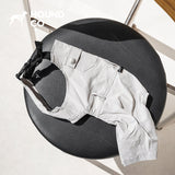 Hound Co. Bib Overalls in Cement Grey for dogs