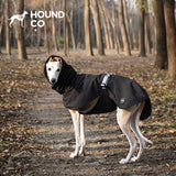 Hound Co. Insulated Waterproof Coat in Midnight Black for dogs