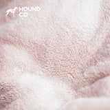 Hound Co. Plush Quick-Dry Bath Robe in Piggy Pink for dogs