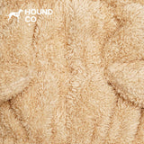 Hound Co. Plush Quick-Dry Bath Robe in Teddy Taupe for dogs