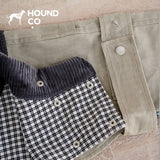Hound Co. Waxed Trench Coat in Vintage Brown for dogs