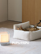 Original Fine-Stripe Removable Pet Bed, product photo