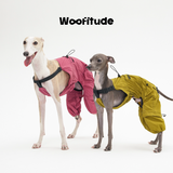 Pleated Utility Dog Overalls, product photo