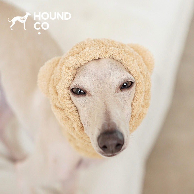 Plush Noise-Reduction Pet Hood dog product view 01