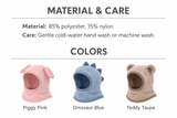 Quiet Comfort pet hood materials, care and color options