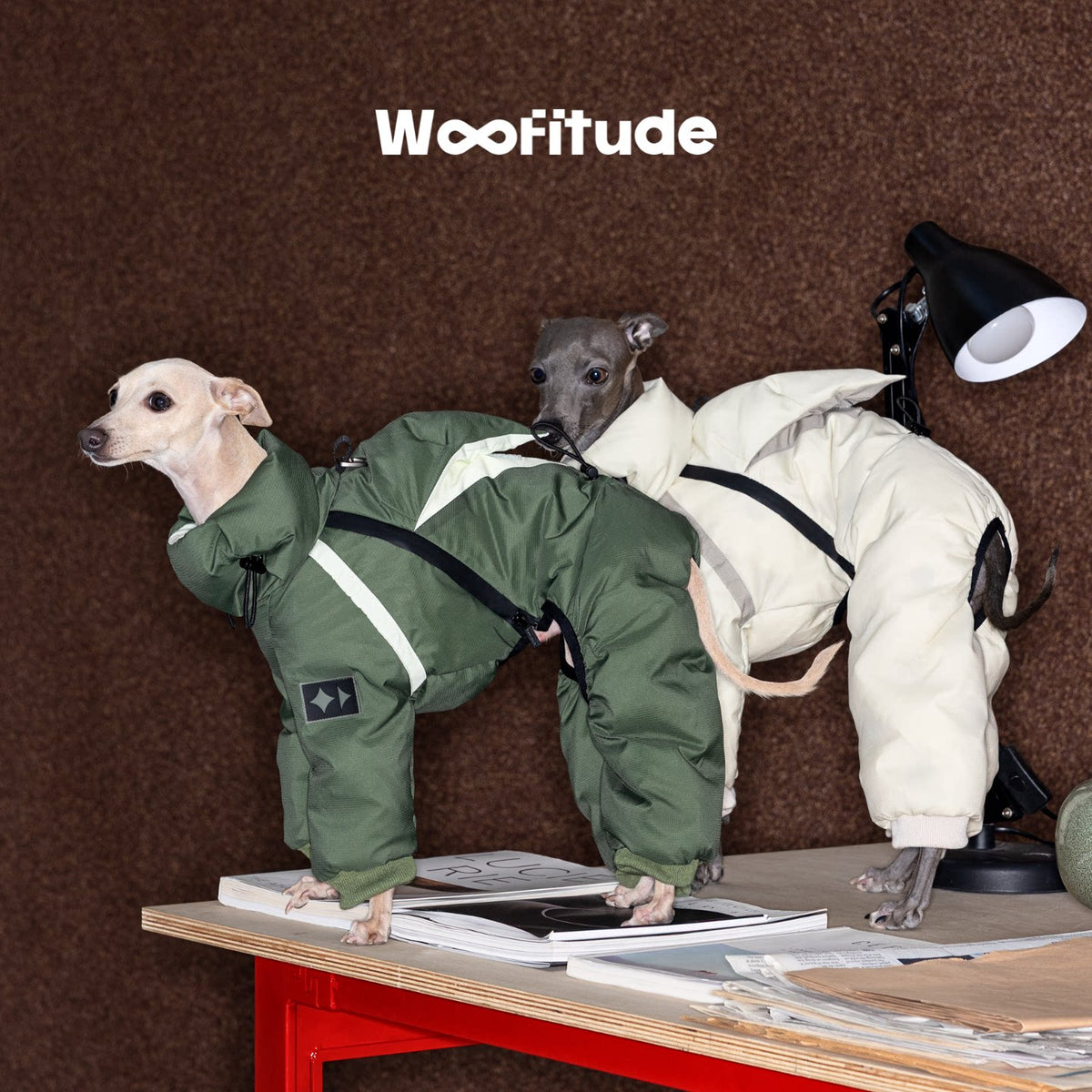 Ridge 95 White Duck Down Dog Suit, product photo