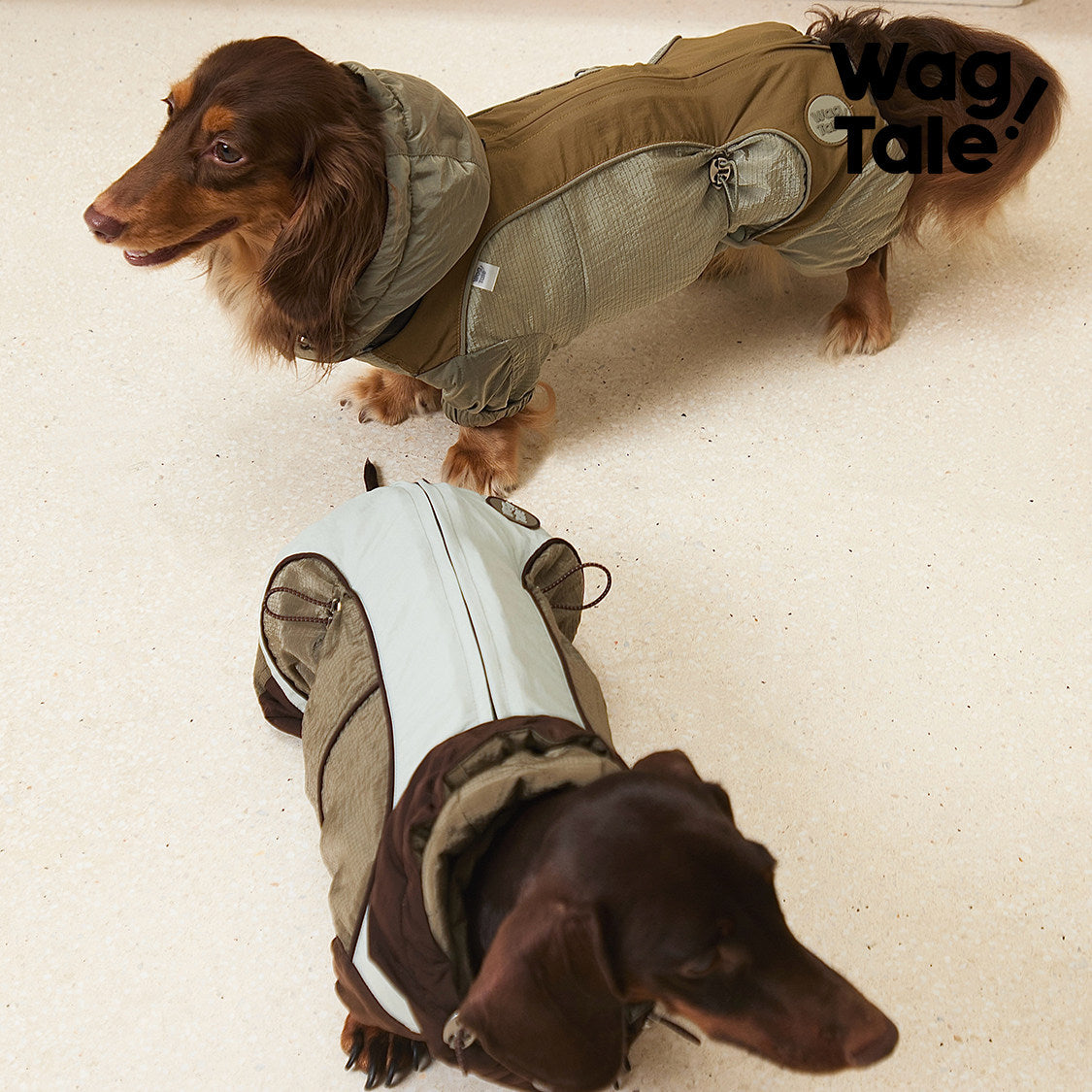 Snowy Forest 2.0 Waterproof Puffer Dog Suit, product photo
