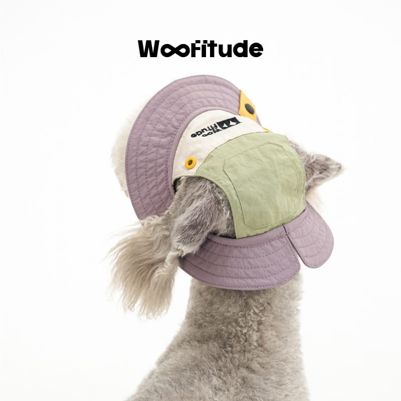Seersucker Bloom | Embroidered Dog Bucket Hat