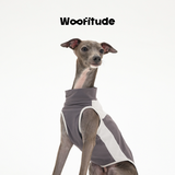 UPF50+ Cooling Dog Shirt, Purple-Gray color